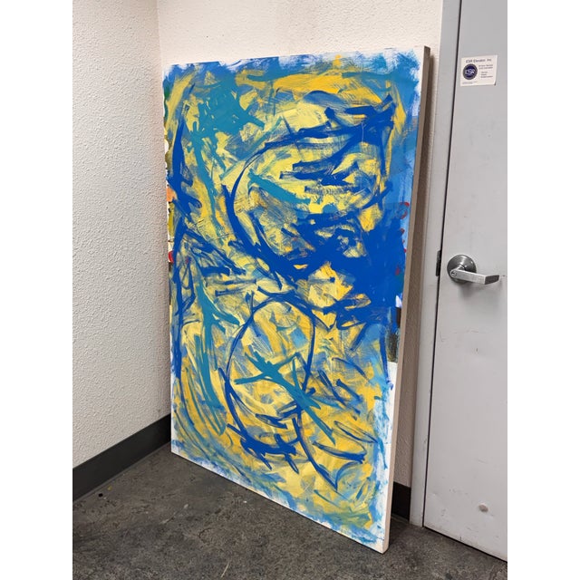 2020s John Fooks Abstract Acrylic on Canvas Painting For Sale - Image 5 of 12