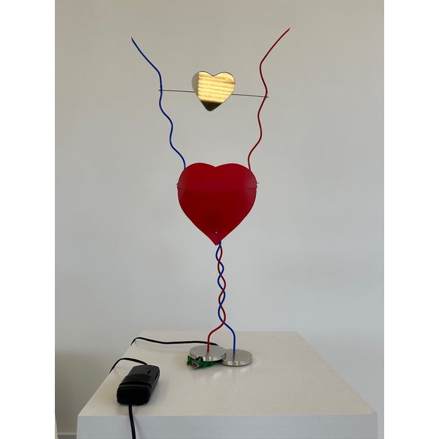 One from the Heart Table Lamp by Ingo Maurer, 1980s For Sale - Image 13 of 13
