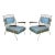 Pair of 1950s Cast Iron Club Chairs by Maurizio Tempestini for Salterini For Sale