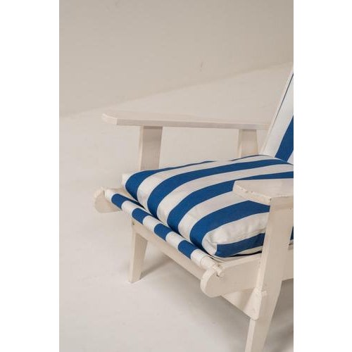 French Riviera Style Wooden Relax Chairs, Set of 2 For Sale - Image 4 of 17
