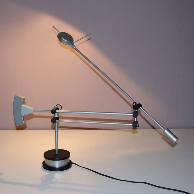 Adjustable Desk Lamp by Edwin Klein for Indoor, Netherlands, 1980s For Sale - Image 12 of 16