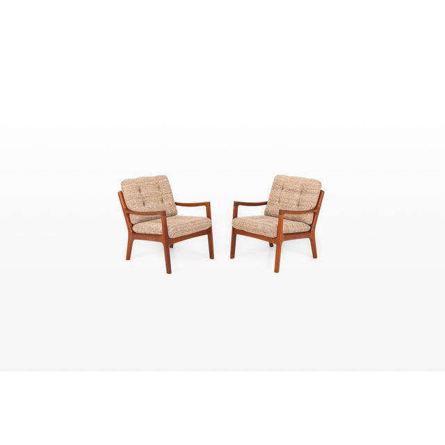 Easy Chairs by Ole Wanscher for France & Son, 1960s, Set of 2 For Sale - Image 14 of 14