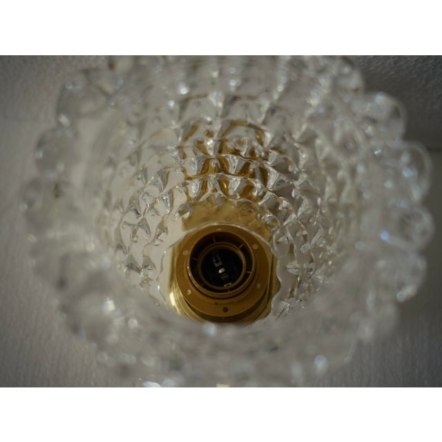 Round Murano Glass and Brass Light Pink Wall Sconce, 2000 For Sale - Image 6 of 11