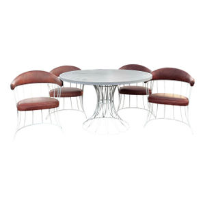 Modern Mid Century Dining Set | by Max Stout for Blacksmith