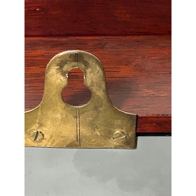 Vintage Chinese Solid Rosewood Oriental Wall Curio For Sale - Image 16 of 16