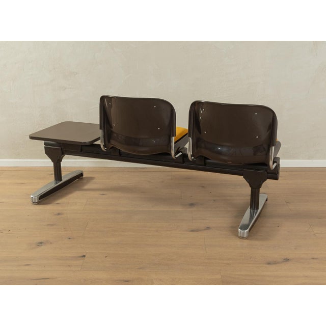 Vintage Waiting Bench, 1970s For Sale - Image 6 of 12