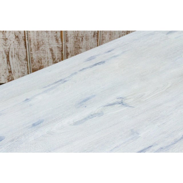 Bleached White Spanish Tavernera Coffee Table For Sale - Image 9 of 11