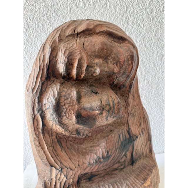 Chaïm Goldberg, Rare Chaim Goldberg Kaszmirez Polish Modernist Memorial Sculpture Spertus Museum, c.1940's For Sale - Image 4 of 18