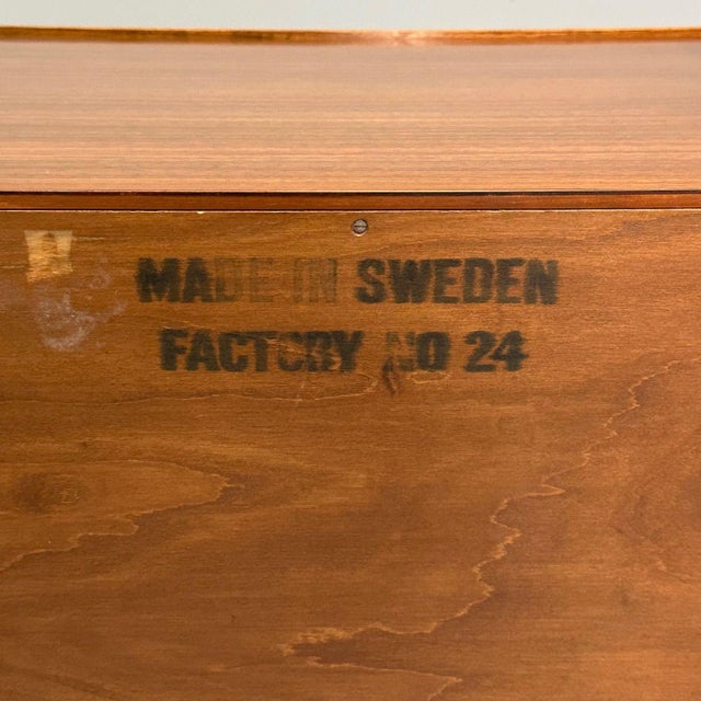 William Hinn, Swedish Mid-Century Modern, Sculptural Dressers, Walnut, 1970s For Sale - Image 12 of 12