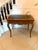 Antique French Walnut Marquetry Inlaid Writing Desk with Leather Top, 1860s For Sale - Image 14 of 14