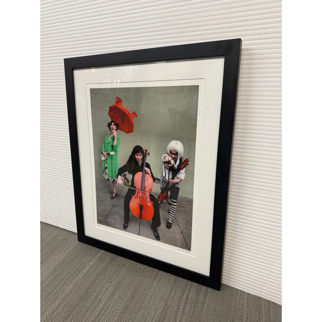 Traditional Elsa Hahne Framed Mardi Gras Helen Gillet Photograph + Signed, Edition 1/100 For Sale - Image 3 of 12