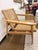 Wood Mid Century Style Natural Oak and Rope Lounge Chair For Sale - Image 7 of 8