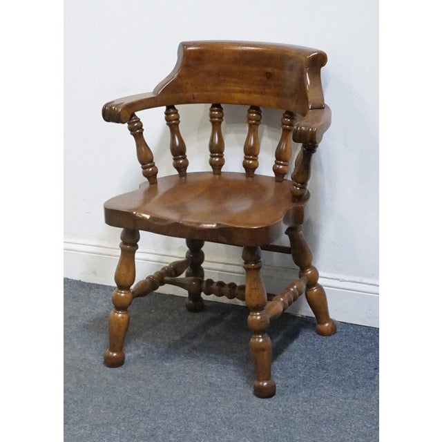 Thomasville Thomasville Furniture Pine Manor Collection Rustic Americana Dining Arm Chair 8321-835 For Sale - Image 4 of 11