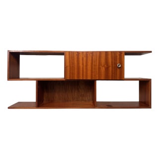 Mid-Century Modern Wall Unit in Teak, 1950s For Sale