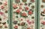 Chinese Vintage Four-Panel Polychrome Floral Folding Screen with Scalloped Accents For Sale - Image 3 of 12