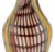 Rainbow Glass Vase with Colorful Stripes, Italy, 1970s For Sale - Image 4 of 5