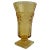Art Deco Amber Glass Vase, 1940s For Sale - Image 10 of 10