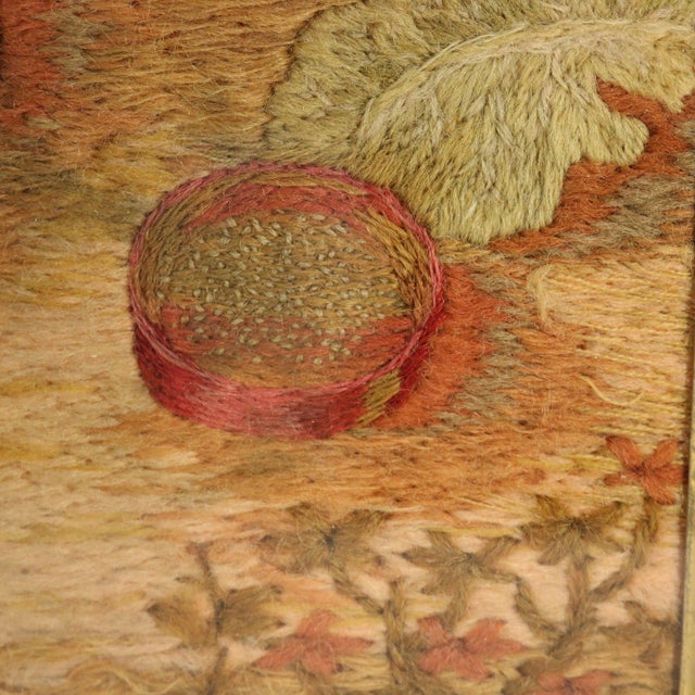 Textile Georgian Woolwork Embroidered Picture of Guinea Pigs For Sale - Image 7 of 13