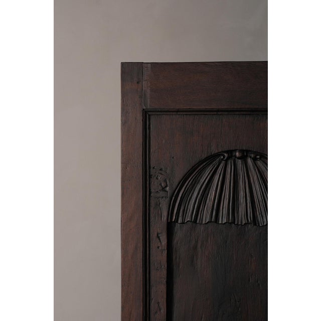 Renaissance Throne Chair in Oak For Sale - Image 5 of 12