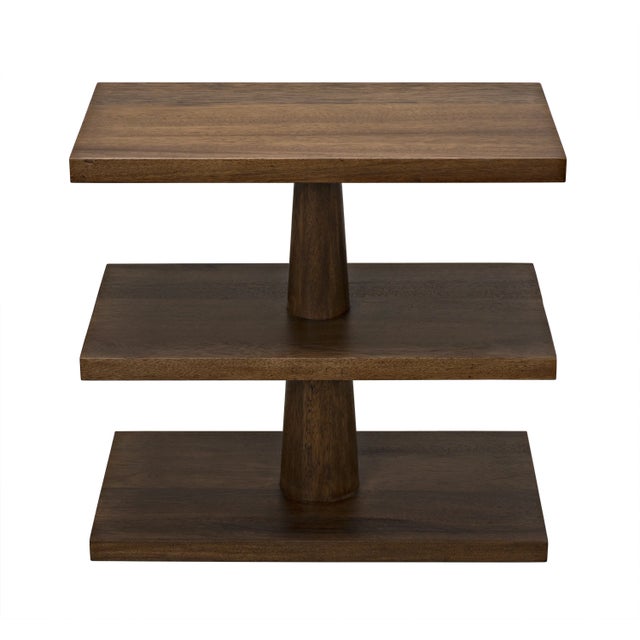 Not Yet Made - Made To Order NOIR Fatima Side Table in Dark Walnut For Sale - Image 5 of 6