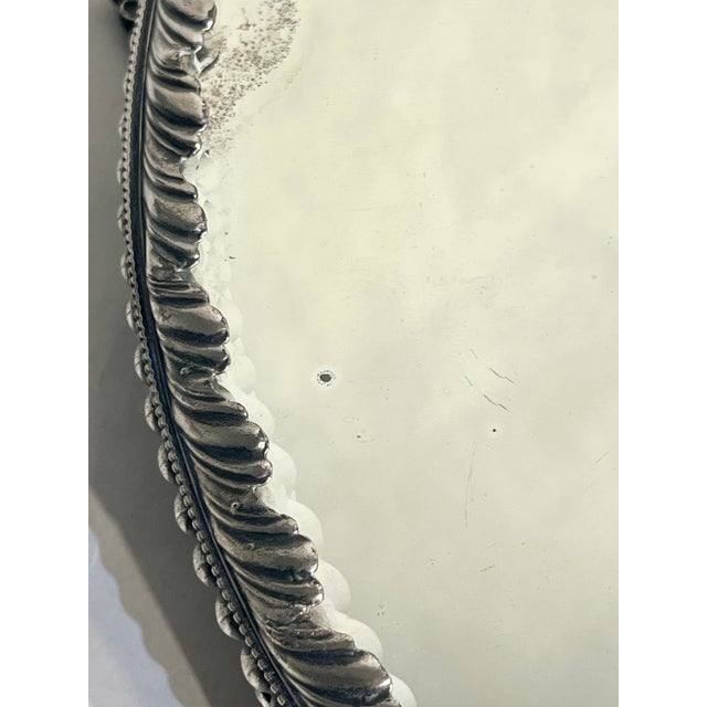 Antique Quadruple Plate Mirrored Plateau Vanity Tray For Sale - Image 14 of 16