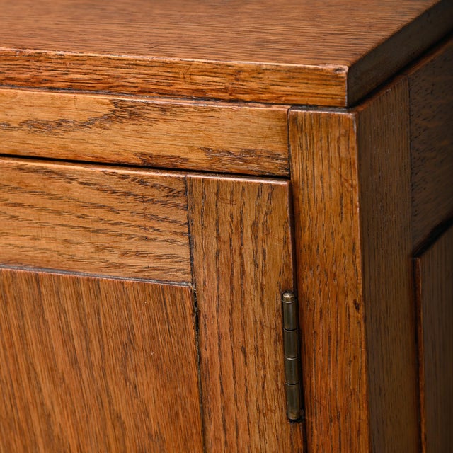 Amsterdam School Modernist Oak Archive Cabinet, 1930s For Sale - Image 16 of 18