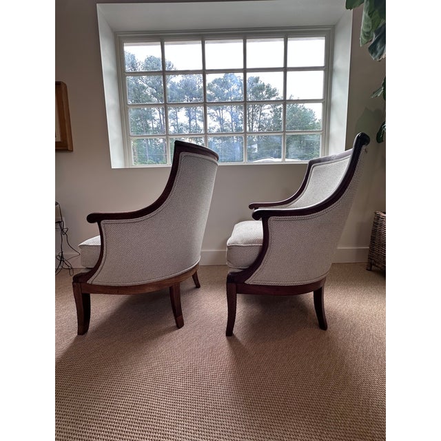 Pair of Mid 18th Century French Bergeres For Sale - Image 9 of 11
