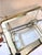 Mid 20th Century Vintage French Mirrored Bar Cart Tray For Sale - Image 4 of 12