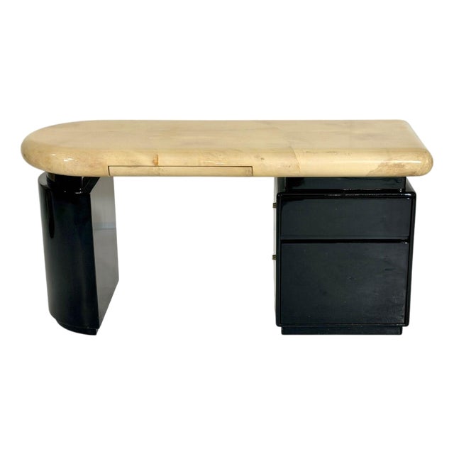 Enrique Garcel Goatskin Desk, 1970 For Sale
