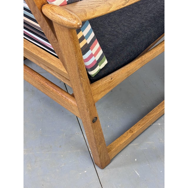Mid-Century Modern Danish Easy Chair in Oak by Finn Juhl for France & Søn, 1950s For Sale - Image 10 of 15