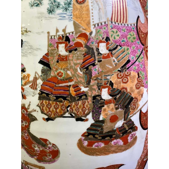 Blue Japanese Kutani Vases, 19th Century, Set of 2 For Sale - Image 8 of 16