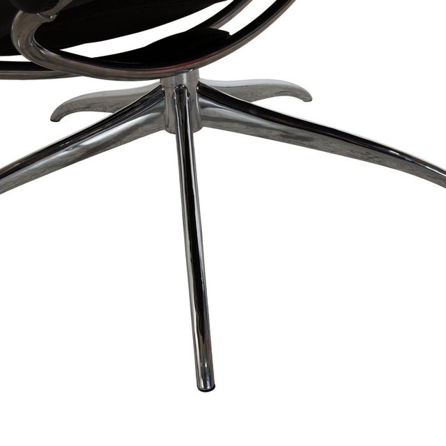 Set of City Leather Chair and Ottoman from Stressless For Sale - Image 11 of 18