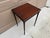 Mid-20th Century Regency-Style Mahogany Faux Bamboo Drinks Table For Sale In South Bend - Image 6 of 12