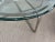 1990s 1990s Round Chrome and Thick Glass Coffee Table For Sale - Image 5 of 11