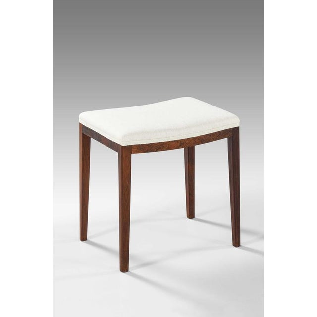 This rare pair of stools, produced in Denmark by an unknown designer, exemplifies the refined material selection and...