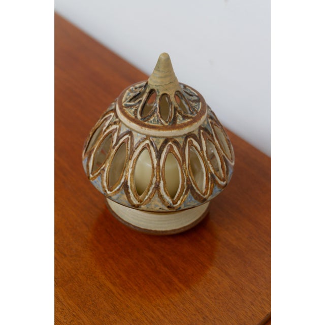 Danish Ceramic Candle House by Søholm, 1960s For Sale - Image 11 of 13