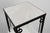 Square Cast Iron and Marble Side Table from Pia Manu, Belgium, 1960s For Sale - Image 9 of 11