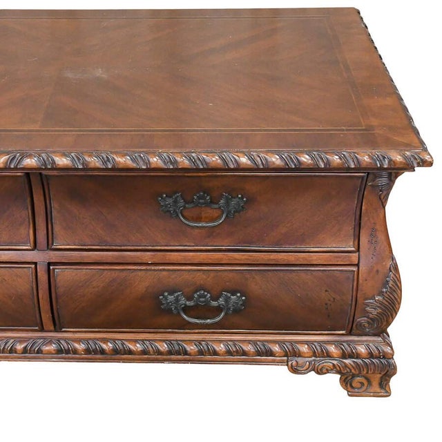 Broyhill Solid Wood Coffee Table For Sale In Greensboro - Image 6 of 9