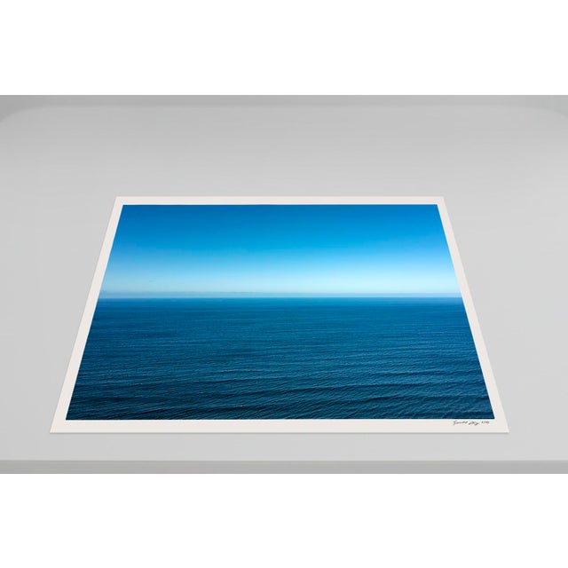 Contemporary "Sea_Sky_002" Contemporary Aerial View Limited Edition Photograph by Bernhard Lang For Sale - Image 3 of 9