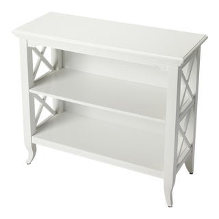 Newport 32"W 2 Shelf Bookcase, White For Sale