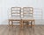 A charming pair of slender Gustavian chairs, Sweden, circa 1780. The gently curved ladder-backs feature the distinctive...