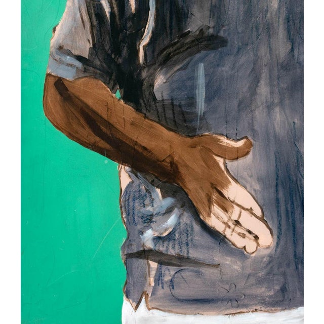 Contemporary Kareem-Anthony Ferreira "Portrait of Kyle", 2021 For Sale - Image 3 of 6