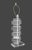 Karl Springer Style Triangular Clear Acrylic Lamp For Sale - Image 10 of 10