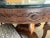 Vintage Oak Round Pedestal Dining Table With Splayed Feet For Sale - Image 10 of 12