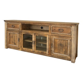 Westwood Rustic Solid Wood Tv Stand - 60", 70", 80" For Sale