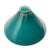1920s Art Deco Banker/Poker Brass Hanging Ceiling Light W/ 10" Green Glass Shade For Sale - Image 4 of 13