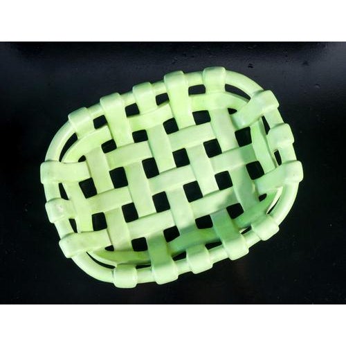 Lenci ceramic dessert basket. Turin, 1930s origin turin period 1930s brand lenci materials glazed majolica ceramic...