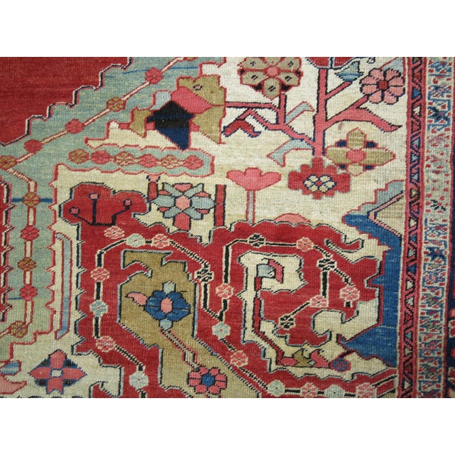 Antique Persian Serapi Rug For Sale In New York - Image 6 of 18