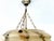 Art Deco Pendant Light in Amber Marble Glass, 1930s For Sale - Image 17 of 18