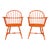 1980s Pair of Metal Windsor Bowback Arm Chairs For Sale - Image 11 of 11